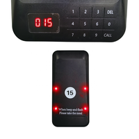 Bonne qualité Table radiomessagerie Beeper 1 Base 16 Buzzers pas de vibrant sans fil serveur système d'appel téléavertisseur pour Restaurant Dessert Bar
