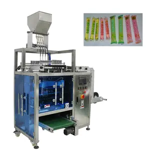 multi lanes Wine Ice Pop Popsicles Ice lolly Filling Sealing Packaging Machine With CE