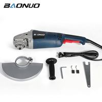 Meuleuse d'angle professionnelle industrielle 2400W 9 pouces, machine de découpe et de meulage électrique robuste 230mm, alliage d'aluminium, métal