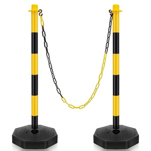 Materiale fresco PE riempita di sabbia barriera di sicurezza candelieri riempiti di acqua delineatore per il controllo della folla stradale di avviso - Product Image 2