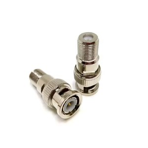 قابس ذكر <span class=keywords><strong>BNC</strong></span> 75ohm 50ohm إلى F أنثى ، RG6 RG59 RF موصل محوري محوري للماسح الضوئي - Product Image 4