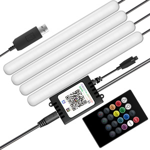 Yosovlampada nuova F12 auto LED atmosfera luce RGB musica luce ritmica APP controllata vocale per Golf Versa Tucson Tiida modelli - Product Image 6