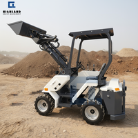 Mini-chargeur 4x4 de 500 kg avec bras télescopique, hauteur de levage maximale de 3350 mm pour entrepôt