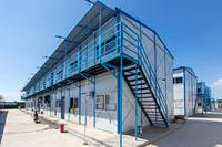 Maison conteneur préfabriquée 6*3m, mini-bureaux modulaires, structure en acier, maison portable, 17 unités dans un conteneur