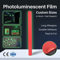 Film lumineux auto-adhésif Lianxing, film photoluminescent en PVC pour les panneaux d'avertissement de sécurité