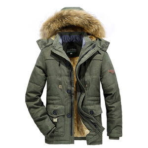 <span class=keywords><strong>Cappotto</strong></span> Parka Invernale da Uomo Impermeabile Oversize Taglie Forti, Giacca Imbottita in Pile con Cappuccio in <span class=keywords><strong>Pelliccia</strong></span> Staccabile - Product Image 5