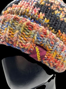 Taiwan Brand Fashion Style <b>POM</b> <b>POM</b> Sport Beanie Leather Patch Unisex Beanie With Ears - Product Image 5