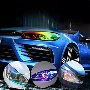 Film de teinte de phare de voiture Carlas cameleon Led Film d'autocollants en vinyle - Product Image 1