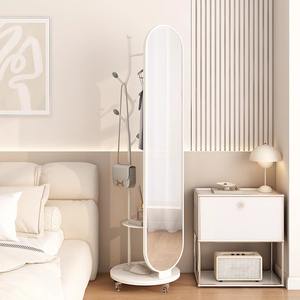 Porte-manteau moderne sur pied avec miroir, <span class=keywords><strong>cintre</strong></span> amovible, métal durable, multifonctionnel, pour chambre à coucher, salon - Product Image 6