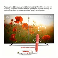 Extensor HDMI Inalámbrico de Largo Alcance de 150M, 4K 1080P, Transmisor y Receptor, Adaptador de Transmisión de Pantalla para Laptop, PC, TV, Proyector