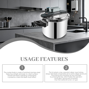 Cuisinière multifonctionnelle pour la maison et le commerce, cuisinière instantanée, sécurité, acier inoxydable 304, autocuiseur, 4, 5, <span class=keywords><strong>6</strong></span>, 7, 8 <span class=keywords><strong>litres</strong></span> - Product Image 4