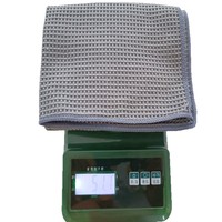 Serviette de nettoyage absorbante en microfibre pour voiture, motif gaufré quadrillé ananas, pour lavage transfrontalier, carrée, Hebei CW03, vente en gros