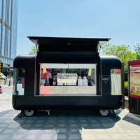 Op Maat Gemaakte Multi-Functionele Mobiele Food Truck Fast Food Towable Ijs Koffie Snack Hotdog Chips Kar Te Koop