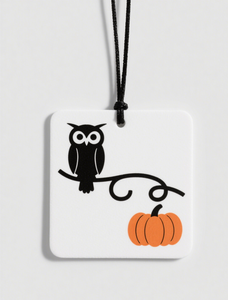 Ambientador de coche <span class=keywords><strong>Perfume</strong></span> Papel Fantasma Calabaza Halloween Parabrisas Montado Colgante portátil - Product Image 6