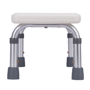 Science Bathroom <b>Stool</b> 40cm Aluminum Alloy Foldable <b>Height</b> <b>Adjustable</b> Shower Step Chair For Kids And Adults - Product Image 2