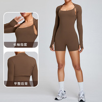 2025 dernière vente Top entraînement survêtement vélo cyclisme désossé sculpter taille haute butin froissé gymnastique entraînement Shorts ensembles