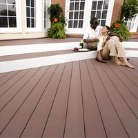 Plancher en WPC personnalisé pour l'extérieur, imperméable et ignifuge, pour la décoration de la maison