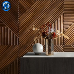 Paneles Decorativos de Mosaico de Madera Sólida de Arce Resistente a la Humedad, Estilo Transicional, para Decoración de Paredes Elegantes en Guarderías, Gimnasios y Spas - Product Image 3