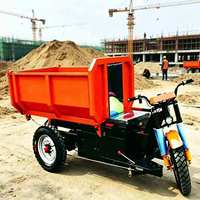 Camion benne électrique, camion à benne basculante robuste à 3 roues pour le transport de matériaux agricoles, fabriqué en Chine
