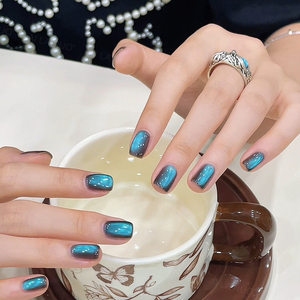 AILANUO – Kit de vernis à ongles gel effet œil de chat 6 couleurs, avec perles de verre et pierres, gel UV œil de chat toutes saisons pour salon de manucure - Product Image 4