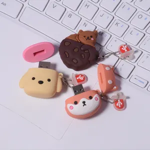 jaster animal usb Memory Stick Super Cute Cartoon USB 2.0 Flash Drive 64gb 32gb pvc Data Storage Jump pen Drive Gift