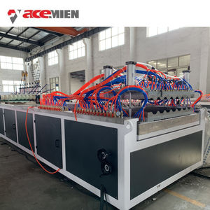 Machine d'extrudeuse de tuile de toit en plastique à double paroi Machine de fabrication de toit en tôle creuse en PVC ASA d'isolation thermique - Product Image 4
