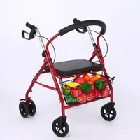 Chariot d'achat de voiture assistée pour personnes âgées chariot de ménage de supermarché d'achat