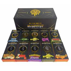 Caja de Cartón Deslizante para Cartuchos Desechables Vacíos de 1g 2g, para Cartuchos Vacíos Personalizados de 1ml 2ml, Caja para Muha Meds <span class=keywords><strong>Packwoods</strong></span> - Product Image 3