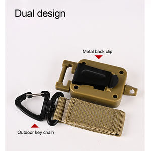 2024 <span class=keywords><strong>QORI</strong></span> bobine d'insigne extensible robuste avec logo personnalisé en plastique rotatif à l'extérieur avec mousqueton - Product Image 1