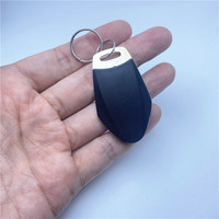 Smart RFID Metall Schlüssel anhänger mit NFC für Zugangs kontrolle und Hotel zahlung T5577 Chip 125KHz Frequenz IC/ID Schlüssel bund Tag