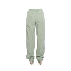 Botas de pantalón de mujer de talla grande 45, de ajuste holgado y pierna ancha, personalizadas, hasta el muslo, con rayas blancas y tacones de aguja - Product Image 4