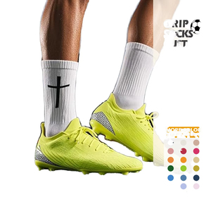 Chaussettes de football, de basket-ball et de soccer pour hommes avec logo personnalisé – Chaussettes de sport antidérapantes en tricot - Product Image 1