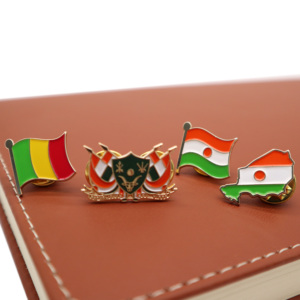 Pin personalizado Metal <span class=keywords><strong>iran</strong></span>í doble Uae Chipre Turquía país Grecia Alemania Vietnam Finlandia Canadá bandera Pin - Product Image 6