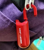 Cadenas intelligent à empreintes digitales pour casier, petit cadenas à empreintes digitales rechargeable, biométrique pour casier de salle de sport, école, valise, sac à dos