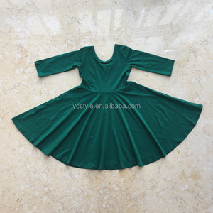 Vestito per Bambini in Morbido Tessuto di Cotone e Bambù con Stampa Personalizzata, Collo Tondo, Dolce Abbigliamento Primaverile e Autunnale per Bambine ODM - Product Image 1