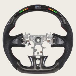 Volante Deportivo de Fibra de Carbono Forjado Rojo con LED, Personalización de Alta Gama y Artesanía Exquisita para Infiniti Q50 Q50L Q60 <span class=keywords><strong>Q80</strong></span> - Product Image 3