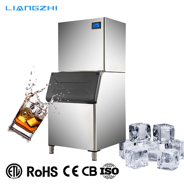 Hot Sale Commercial 500kg Cube Ice Machine Ice Cube Making Machine for Beverage Wine Tea Factory Price LZ-1000