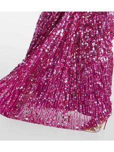 Vestido de Noche Elegante y Moderno hasta el Suelo para Mujer, con Cuentas y Adornos Llamativos, Silueta Elegante para Fiestas Nocturnas - Product Image 3
