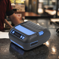 Printer kuitansi kode batang termal ponsel 3 inci mesin Printer Mini 80mm Printer saku genggam portabel produsen POS