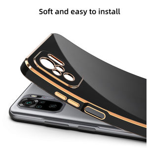Custodia posteriore per cellulare in TPU elettrolitico 6D per <span class=keywords><strong>Xiaomi</strong></span> <span class=keywords><strong>Redmi</strong></span> 10 <span class=keywords><strong>Note</strong></span> <span class=keywords><strong>11E</strong></span> 10C 10 Prime Plus 5G 9C 11S Poco M4 Pro 4G - Product Image 4
