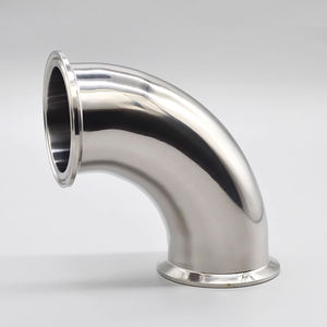 TKFM 90度生理用バット溶接クランプ肘TriクランプSS304ステンレス鋼肘SMS 6 "Sch10 - Product Image 5