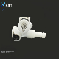 Raccord rapide POM pour tuyau, connecteur de tube 1/4" 1/8" 3/16", raccord en ligne à filetage mâle en acétal BRT
