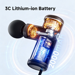 Nuova Funzione Massaggiatore a Percussione Profonda con Luce Rossa e Compressione Termica, Mini Pistola per Massaggi con 8mm di Amplitude, Potente Sollievo Muscolare - Product Image 5