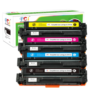 Cartuccia Toner <span class=keywords><strong>Laser</strong></span> a Colori Compatibile PCI CF410A 410X <span class=keywords><strong>per</strong></span> <span class=keywords><strong>Stampanti</strong></span> <span class=keywords><strong>HP</strong></span> M452 M452dw M452dn - Product Image 1