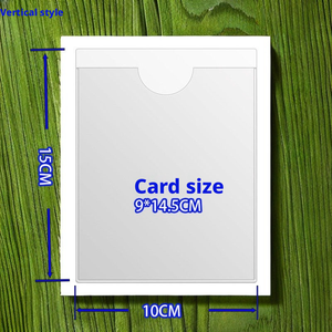 ที่ใส่<span class=keywords><strong>การ</strong></span>์ดแบบใส ติดด้วยกาว<span class=keywords><strong>ใน</strong></span>ตัว ช่องใส่ป้าย PVC กันน้ำ สำหรับชั้นวางสินค้าในซูเปอร์มาร์เก็ต - Product Image 6