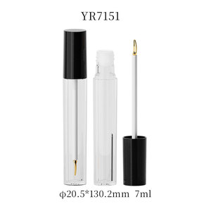Tête d'applicateur de gloss à lèvres en alliage de zinc YRL037, 2 mm, tige hexagonale filetée dorée, accessoire pour flacon de gloss à lèvres, brosse cosmétique - Product Image 6