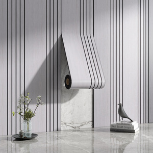 3D Faux Wood <strong>Wall</strong> <strong>Panel</strong> Sticker Self-Adhesive Embossed Slat Design Geometric Waterproof Decor for TV <strong>Wall</strong> Living Room Office - Product Image 5