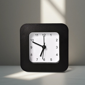 Horloge de bureau vintage en ABS, forme carrée, aiguille en métal, horloge <span class=keywords><strong>numérique</strong></span> de bureau traditionnelle - Product Image 4