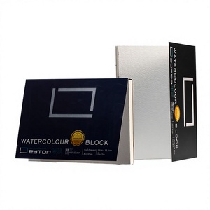 Bloc de Papel para Acuarela Leyton LD1852, Engrosado, 27*19.5cm, 300 GSM, Algodón Puro Prensado en Frío, para Dibujo/Bloc de Dibujo, 20 Hojas - Product Image 2