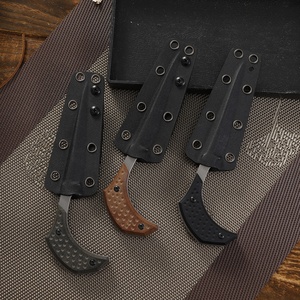 Cuchillo de Combate Basi y Abridor de Pastel de Té Pu'er, Hoja de Acero Inoxidable, Mango G10, Grado DIY, OEM Personalizable - Product Image 6